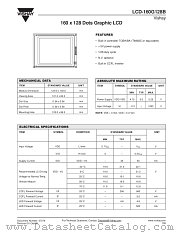 LCD-160G128B datasheet pdf Vishay