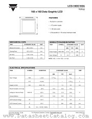 LCD-160G160A datasheet pdf Vishay
