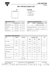 LCD-160X160A datasheet pdf Vishay