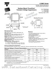 1.5SMC400A datasheet pdf Vishay
