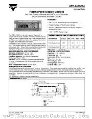 APD-240G064 datasheet pdf Vishay