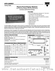 APD-240M021 datasheet pdf Vishay