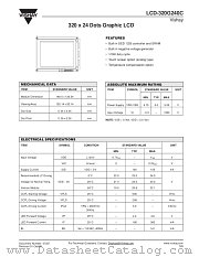 LCD-320G240C datasheet pdf Vishay