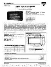 APD-480M021-1 datasheet pdf Vishay