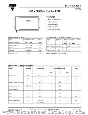 LCD-480X320A datasheet pdf Vishay