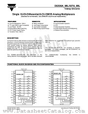 DG507A_MIL datasheet pdf Vishay