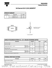 SI6434DQ datasheet pdf Vishay