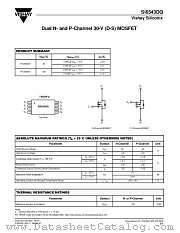 SI6543DQ datasheet pdf Vishay