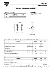 SI3454DV datasheet pdf Vishay