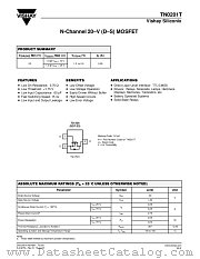 TN0201T datasheet pdf Vishay