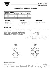 VCR2N datasheet pdf Vishay