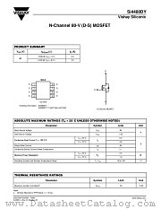 SI4480DY datasheet pdf Vishay