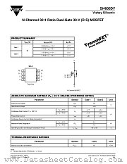 SI4806DY datasheet pdf Vishay