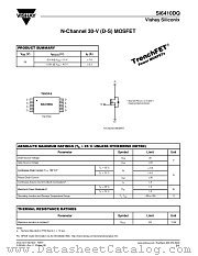 SI6410DQ datasheet pdf Vishay