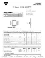 SI4496DY datasheet pdf Vishay