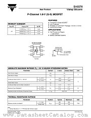 SI1037X datasheet pdf Vishay