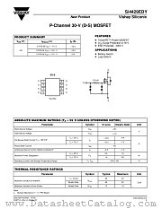 SI4429EDY datasheet pdf Vishay