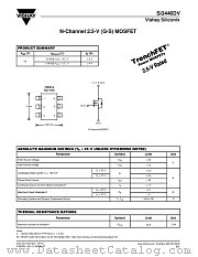 SI3446DV datasheet pdf Vishay