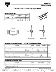 SI6562DQ datasheet pdf Vishay