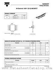 SI4482DY datasheet pdf Vishay