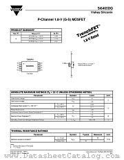 SI6465DQ datasheet pdf Vishay