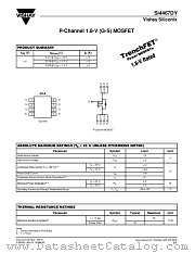 SI4467DY datasheet pdf Vishay