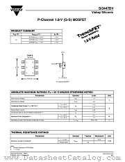 SI3447DV datasheet pdf Vishay