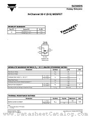 SI2306DS datasheet pdf Vishay