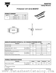 SI6467DQ datasheet pdf Vishay
