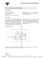 SUP75N08-10-DS datasheet pdf Vishay