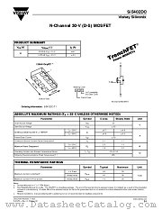 SI5402DC datasheet pdf Vishay