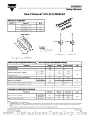 SI5905DC datasheet pdf Vishay