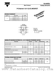 SI1405DL datasheet pdf Vishay