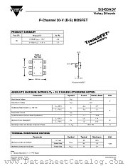 SI3455ADV datasheet pdf Vishay