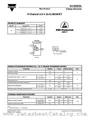 SI1303EDL datasheet pdf Vishay
