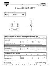 SI3420DV datasheet pdf Vishay