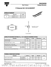 SI6435ADQ datasheet pdf Vishay