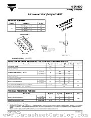 SI5433DC datasheet pdf Vishay