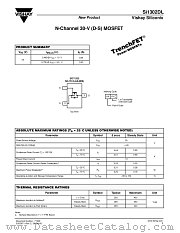 SI1302DL datasheet pdf Vishay