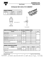 SUD06N10-225L datasheet pdf Vishay