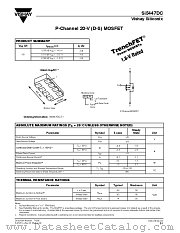 SI5447DC datasheet pdf Vishay