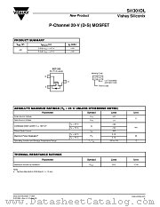 SI1301DL datasheet pdf Vishay