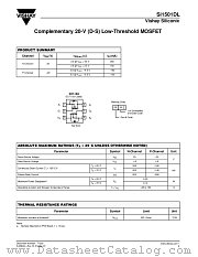 SI1501DL datasheet pdf Vishay