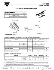 SI5449DC datasheet pdf Vishay