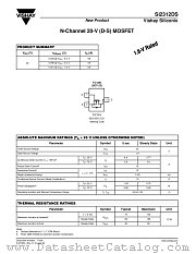 SI2312DS datasheet pdf Vishay
