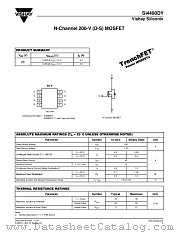 SI4490DY datasheet pdf Vishay