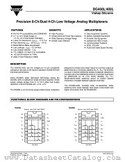 DG409L datasheet pdf Vishay