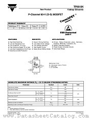 TP0610K datasheet pdf Vishay