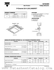 SI7403DN datasheet pdf Vishay