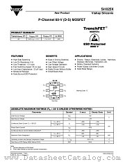 SI1025X datasheet pdf Vishay